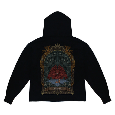 Inferno - Loose Pullover Hoodie