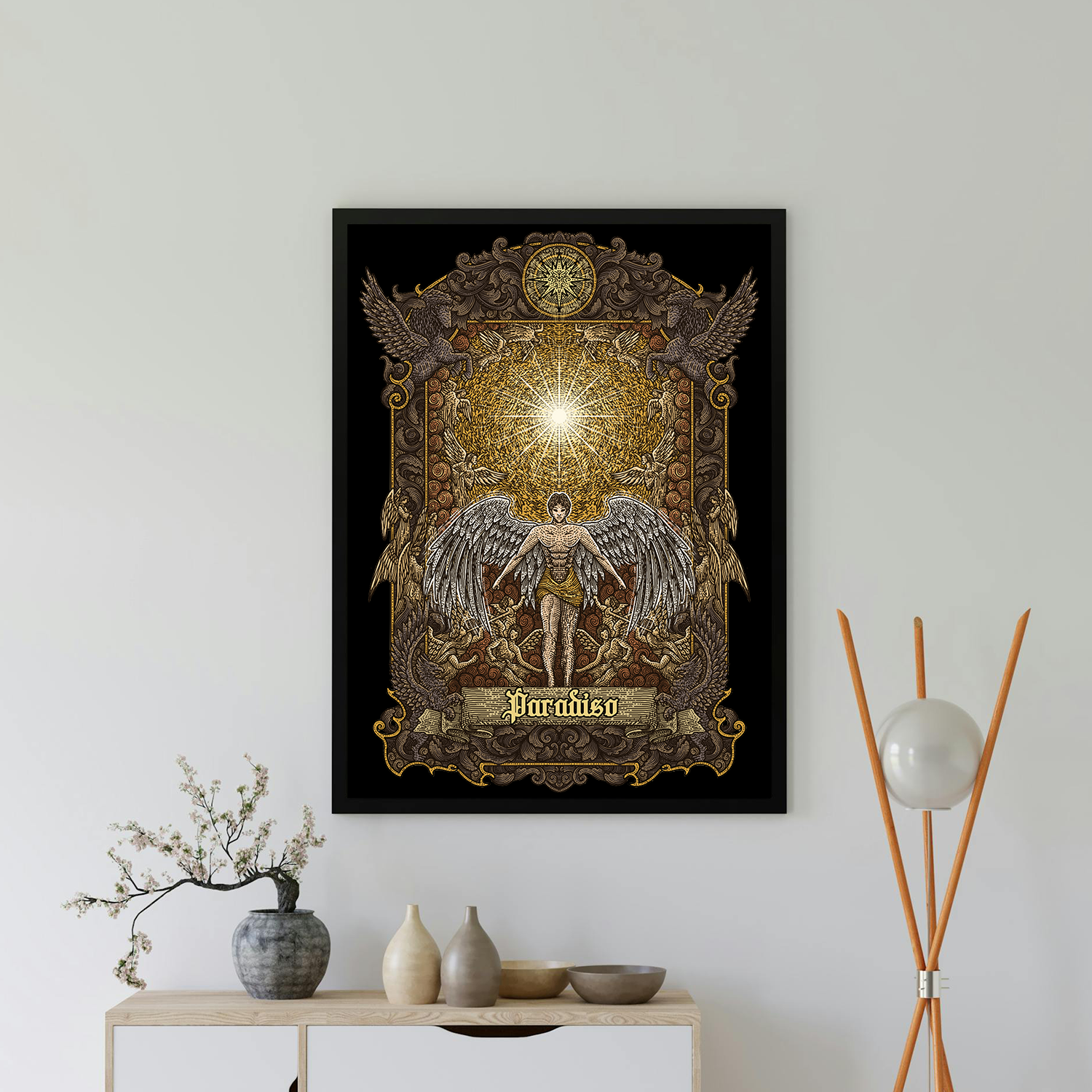 Framed Canvas Print - Paradiso