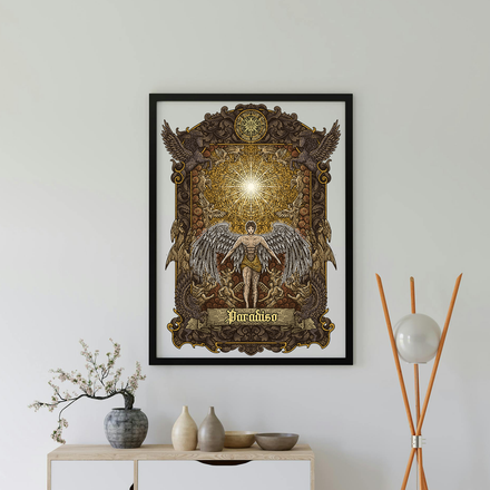 Framed Canvas Print - Paradiso