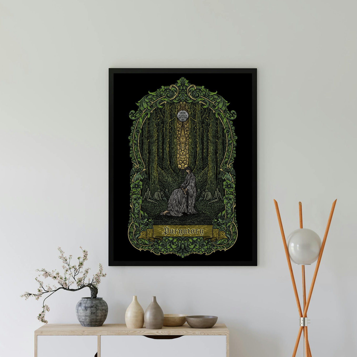 Framed Canvas Print - Purgatory