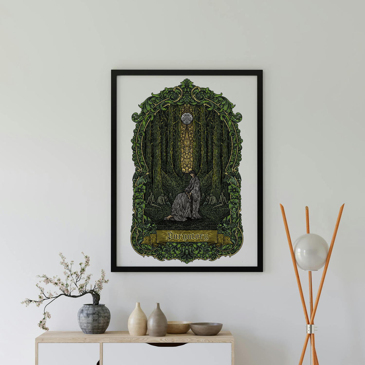 Framed Canvas Print - Purgatory